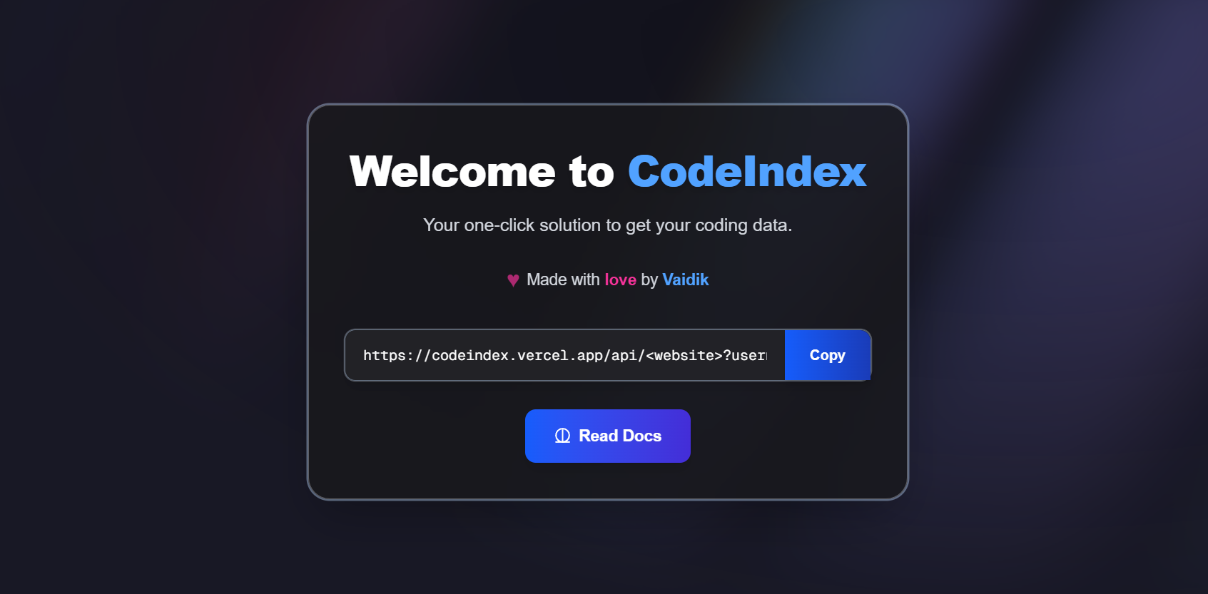 Code Index